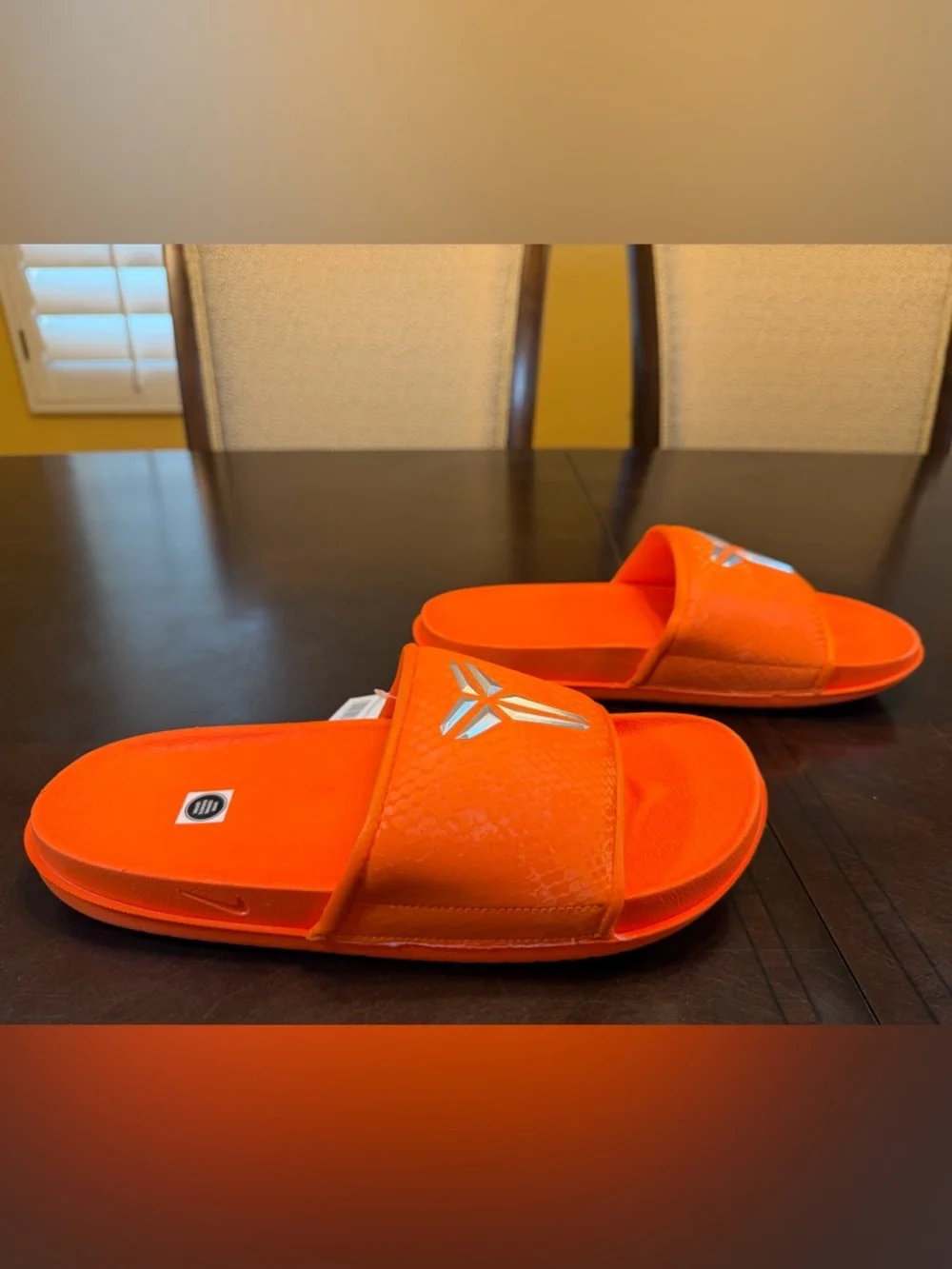 New Nike Kobe Slides Sandals Orange Size US 10